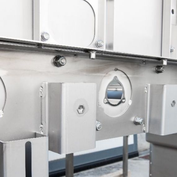 Struttura inox assemblata