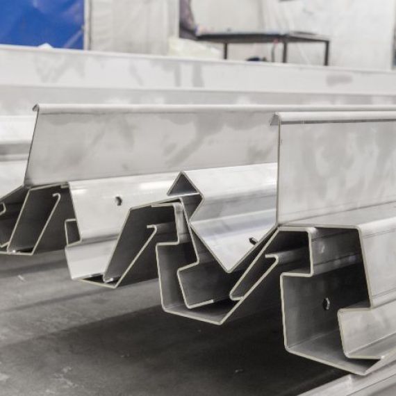 Folded stainless steel
