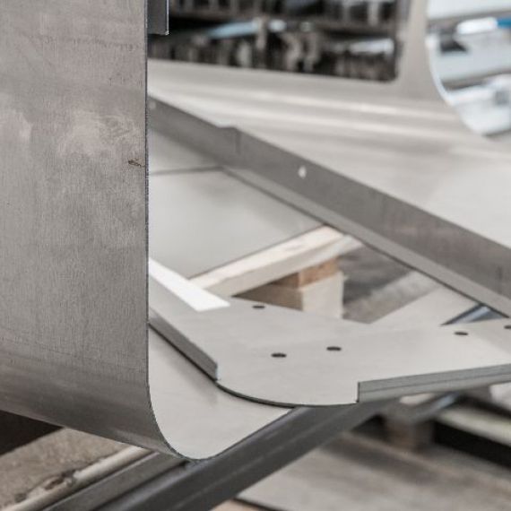 Iron sheet particular bent