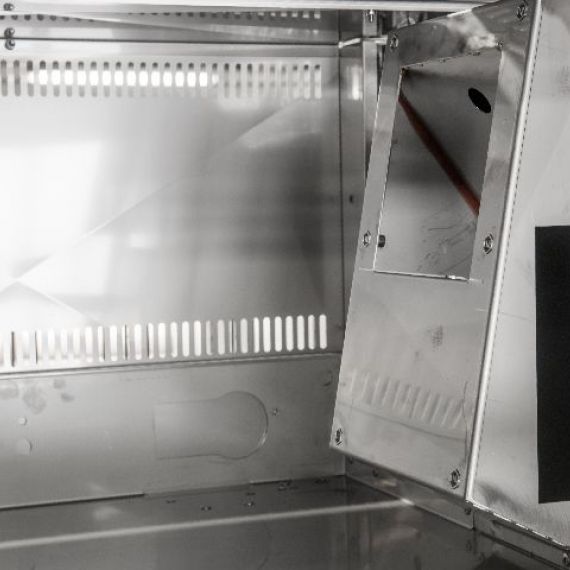 Particolari inox piegati e assemblati